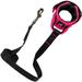 Gooby Mesh Wrist Band Surfer Leash - Flamingo Pink 6 FT - Hands Free Dog Leash with Padded Handle - Dog Leashes for Small Dogs Medium Dogs and Large Dogs for Indoor and Outdoor Use