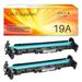 Catch Supplies Compatible Drum Unit for HP 19A CF219A Used for HP LaserJet Pro M130fw M102w MFP M102 M130 M104w Drum Kit Printer (Black 2-Pack)