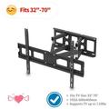 NEW SALES!Tv Wall Mount Tv Mounting Bracket 32-70 Inch Double Pendulum Large Base TV Stand Tmds-101 Bearing 50Kg/Vese600*400/Upper And Lower-10~ 10Â°