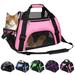 Yipa Cat Carrier Soft-Sided Pet Travel Carrier for Cats Dogs Puppy Comfort Portable Foldable Pet Bag Airline Approved Black Large Size