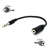 2.5mm Female to 3.5mm Male Headset Adapter Headphone Jack Converter Supports Hands-free Microphone KZR for Straight Talk iPhone 6 Plus - Net10 Samsung Galaxy S5 - Net10 Samsung Galaxy Note 3