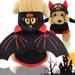 URMAGIC Halloween Christmas Pet Dog Cat Costumes Bat Wing Cosplay Dress Up Clothes Kitten Puppy Hoodie Coat