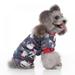 Christmas Dog Pajamas Costumes Pet Clothes Cat Apparel Shirt Winter Holiday Cute Pjs Outfits for Doggie Onesies