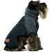 Fitwarm Fuzzy Thermal Turtleneck Dog Clothes Winter Outfits Pet Jumpsuits Cat Coats Velvet Medium