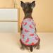 XINHUADSH Lovely Dog Vest Comfortable Casual for Summer Dress-up