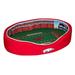 Cardinal/White Arkansas Razorbacks 38 x 25 x 8 Large Stadium Oval Dog Bed