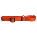 Yellow Dog Design Orange Simple Solid Martingale Dog Collar 1 Wide and Fits Neck 14 to 20 Medium