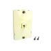 Almond Wall Phone Mounting Plate Telephone Jack 40914-A