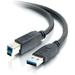 Open Box C2G 3.3ft USB A to USB B Cable - USB A to B Cable - USB 3.0 - M/M -