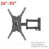 Heavy Duty TV Wall Mount for Most 26-55 inch Flat and Curved TVs up to 66lbs with Swivel Tilt