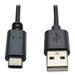 Tripp Lite USB 2.0 Cable USB Type-A to USB Type-C (USB-C) (M/M) 6 ft Black