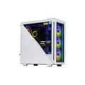 Velztorm Gladio Custom Built Gaming Desktop PC White (AMD Ryzen 9 - 5900X 12-Core 32GB RAM 4TB PCIe SSD + 6TB HDD (3.5) AMD Radeon 6600XT Wifi Bluetooth 2xUSB 3.0 1xHDMI Win 10 Pro)