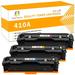 Toner H-Party 3-Pack Compatible Toner Cartridge for HP CF410A 410A M452dw M452nw M452dn MFP M477fnw M477fdn M477fdw M377dw with Chip(1*Cyan 1*Magenta 1*Yellow)