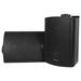 (2) Rockville HP5S BK Black 5.25 Outdoor/Indoor Swivel Wall Mount Home Speakers