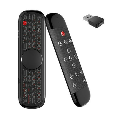 Luckymimi Wechip W2 Pro Wireless Keyboard 2.4G 3-in-1 Function ABS Air Mouse Touchpad Keyboard for Smart TV
