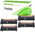 AAZTECH TN660 TN630 Toner Cartridge Compatible for Brother TN-660 TN-630 Work with HL-L2340DW HL-L2300D MFC-L2707DW DCP-L2540DW DCP-L2520DW HL-L2320D Printer Ink (Black 4-Pack)