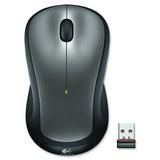 M310 Wireless Mouse 2.4 GHz Frequency/30 ft Wireless Range Left/Right Hand Use Silver/Black