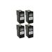 PrinterDash Replacement for Dell 926/V305/V305W Black Inkjet (4/PK) (Series 9) (MK992_4PK)