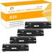 Toner H-Party Compatible Toner Cartridge for HP 83X CF283X 83A CF283A for Pro M201dw M201n M201 M125 M125nw M127fn M127fw M225dn M225dw Printer (4 Black High-Yield)