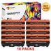 Toner Bank 10-Pack Compatible Toner Cartridge for Xerox 106R02777 Work with Phaser 3052 3260 3260DNI WorkCentre Xerox 3215 3225 (Black)