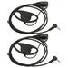 Two Way Headset Noise Reduction 1 Pin Comfortable Professional Two Way Earpiece For T200 For T260 For MH230R For T100 2pcs Set