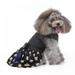 Stibadium Dog Dress Print with Bowtie Dog Sweater Dresses for Small Dogs Cat Dress Puppy Dress Dog Clothes