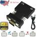 1080P HDMI Female to VGA Male Adapter Converter with 3.5 mm Stereo Audio Convert your Monitor and Projector with VGA Input to HDMI Input for Laptop PC PS3 Xbox Blu-ray DVD TV Stick