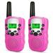 Happy Gift Best Gifts for Kid Walkie Talkies for Kid Cool Toys for 3-12 Year Old Boys 2 Pack(Pink)