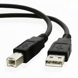 25ft USB Cable for: HP Deskjet 3925 Inkjet Printer - Black