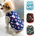 Christmas Dog Clothes Pet Shirts Breathable Puppy Vest Printed Christmas Snowman Reindeer Santa Claus Dog Shirts for Soft Outfit Dogs and Cats