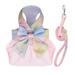 Slopehill Pet Dress for Small Dog Fashion Pet Vest Dress Summer Pet Bow Princess Dress Fashion Cute and Comfortable with Dog Leash Suitable for Small Dogs Wedding Party Festival Photography