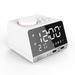 Toma K11 Bluetooth 4.2 Radio Alarm Clock Speaker With 2 USB Ports LED Digital Alarm Clock Home Decoration Snooze Table Clock