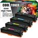 054H 054 Compatible Toner for Canon Cartridge 054H 054 High Yield Toner Color ImageCLASS MF644Cdw MF642Cdw MF641Cw LBP622Cdw LBP621CW 623CDW Printer Ink Black Cyan Magenta Yellow 4-Pack