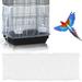 Protoiya Adjustable Bird Cage Cover Stretchy Form Fitting Mesh Skirt Cover for Parrot Enclosures Light and Breathable Fabric Prevent Scatter and Mess Reusable