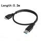 USB 3.0 Cable For SEAGATE BACKUP PLUS SLIM Portable External Hard Drive MicroUSB