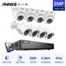ANNKE 8 Channel CCTV Security Camera System 3MP 5-in-1 DVR with 8Ã—1080P HD Weatherproof Cameras 1TB Hard Drive