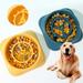 Happy Date Pet Slow Feeder Bowl Removable Pet Slow Feeder Diet Control Bowl Maze Bowl for Small and Medium-Sized Dogs and Cats