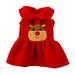 Topumt Christmas Dogs Reindeer Costume for Small Dog Christmas Girl Dog Sweater Coat Dress Puppy Skirts Dog Princess Dress Clothes Boy Dog Hoodies Sweater Coats for Small Dogs Xmas Gift