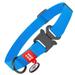 Ultra-modern Waterproof Dog Collar | Adjustable Dog Collar for Large Small and Medium Dogs | Quick Release Buckle with Durable Metal Clasp and QR Dog Tag - Boy & Girl Dog Collars - Blue