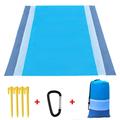 Arealer Polyester Picnic Mat Portable Beach Blanket for Camping - Waterproof Sand Proof 140cm/210cm 4 Colors