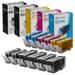 LD Products Compatible Ink Cartridge Replacements for Canon PGI-225 & CLI-226 (4 Pigment Black 2 Dye Black 2 Cyan 2 Magenta 2 Yellow 12-Pack)