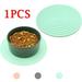 1PCS Non-slip Waterproof Dog Cat Mat Silicone Solid Color Pet Food Bowl Pet Drinking Water Pad Dog Feeding Mat Easy Clean