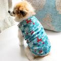 Lovebay Christmas Pet Vest Shirt Puppy Dog Santa Vest Christmas Snowman Reindeer Dog Shirt Xmas Tree Snowflake Dog Apparel Clothes for Christmas Home and Party Dog Supplies