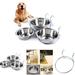 Cheers.US Hanging Pet Bowl Dog Crate Bowl Dog Kennel Food Water Bowls Bunny Feeder with Hook for Dogs Cats in Crate Cage Kennel