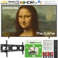 Samsung QN55LS03BA 55 inch The Frame QLED 4K UHD Quantum HDR Smart TV (2022) Bundle with TaskRabbit Installation Services + Deco Gear Wall Mount + HDMI Cables + Surge Adapter