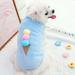 Cute Fleece Pet Dog Clothes Winter Warm Pet Vest Clothing for Small Medium Dogs Pet Teddy French Bulldog Pullover Dog Outfits