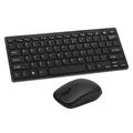 Eccomum Wireless Keyboard and Mouse Combo 2.4GHz Wireless 78 Keys Keyboard & High Sensitive Mouse Ultra Thin USB Receiver Adapter Keyboard Protective Cover for Desktop Notebook Laptop Android TV Box