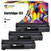 Toner Bank 3-Pack Compatible Toner Cartridge Replacement for Canon 137 CRG 137 i-SENSYS MF227dw MF232w MF242dw MF236n MF244dw MF247dw MF220 MF230 MF240 MF210 Series D570 Laser Printer (Black)