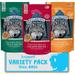 Blue Buffalo Wilderness Trail Treats Grain Free Biscuits Crunchy Dog Treats Duck Turkey & Salmon Variety Pack: 10 oz (Pack of 3)