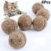 Meidiya 6Pcs Catnip Ball Toys Catnip Toys for Indoor Cats All Natural Catnip for Cats Cat Toys Interactive Ball Cat Kicker Toy Catnip Toys for Cat Chewing & Playing